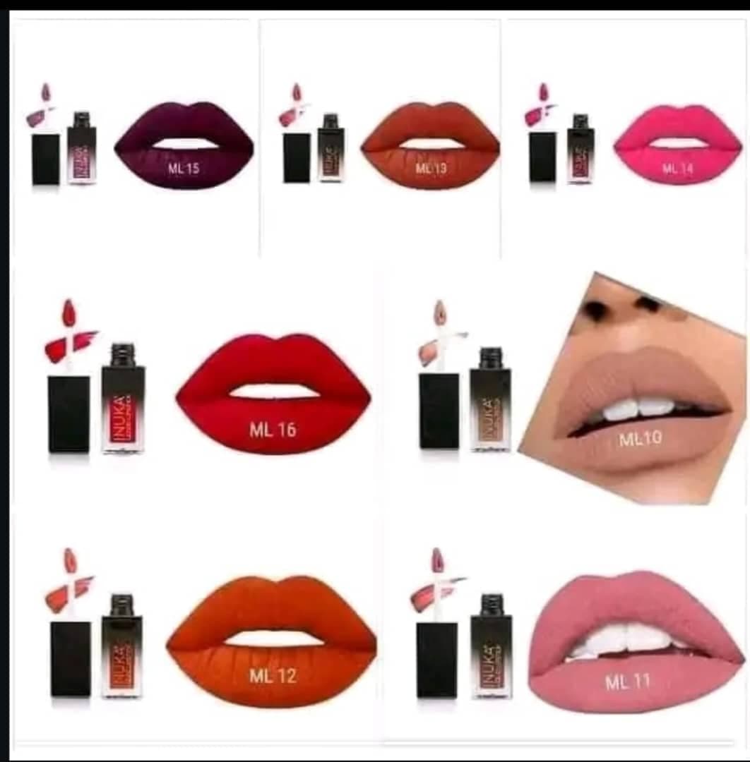 INUKA Liquid Lipstick Collection