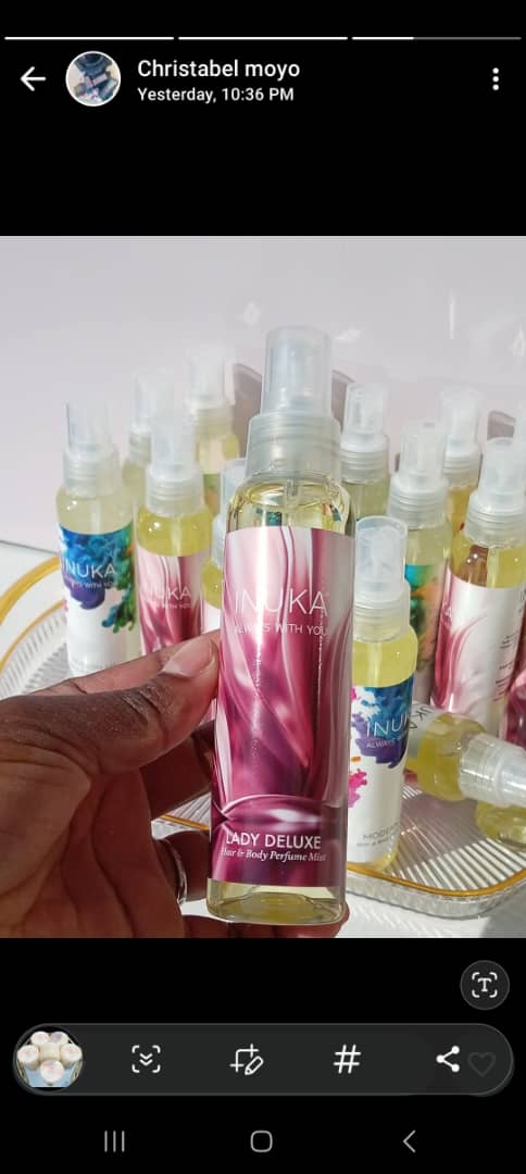 Lady Deluxe Hair & Body Perfume Mist